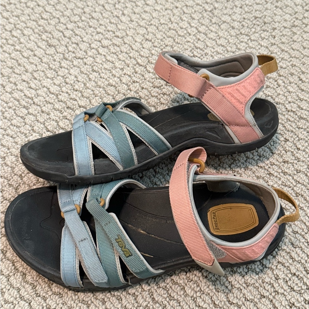 Teva Tirra Hiking Sandals - Pink & Blue - Picture 3 of 8